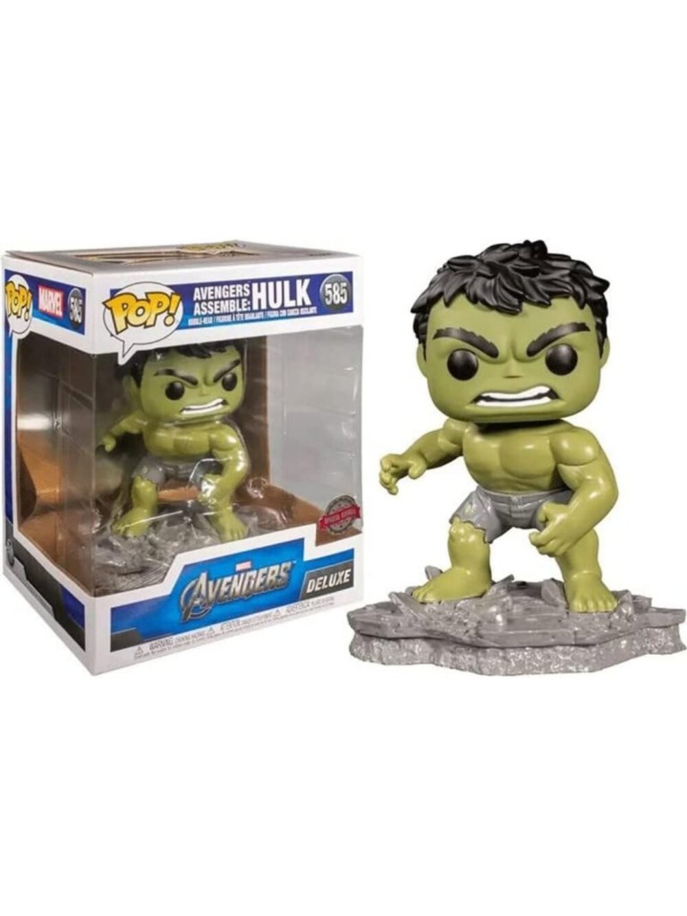 Funko Pop! Deluxe, Marvel: Avengers Assemble Series - Hulk, Amazon Exclusive